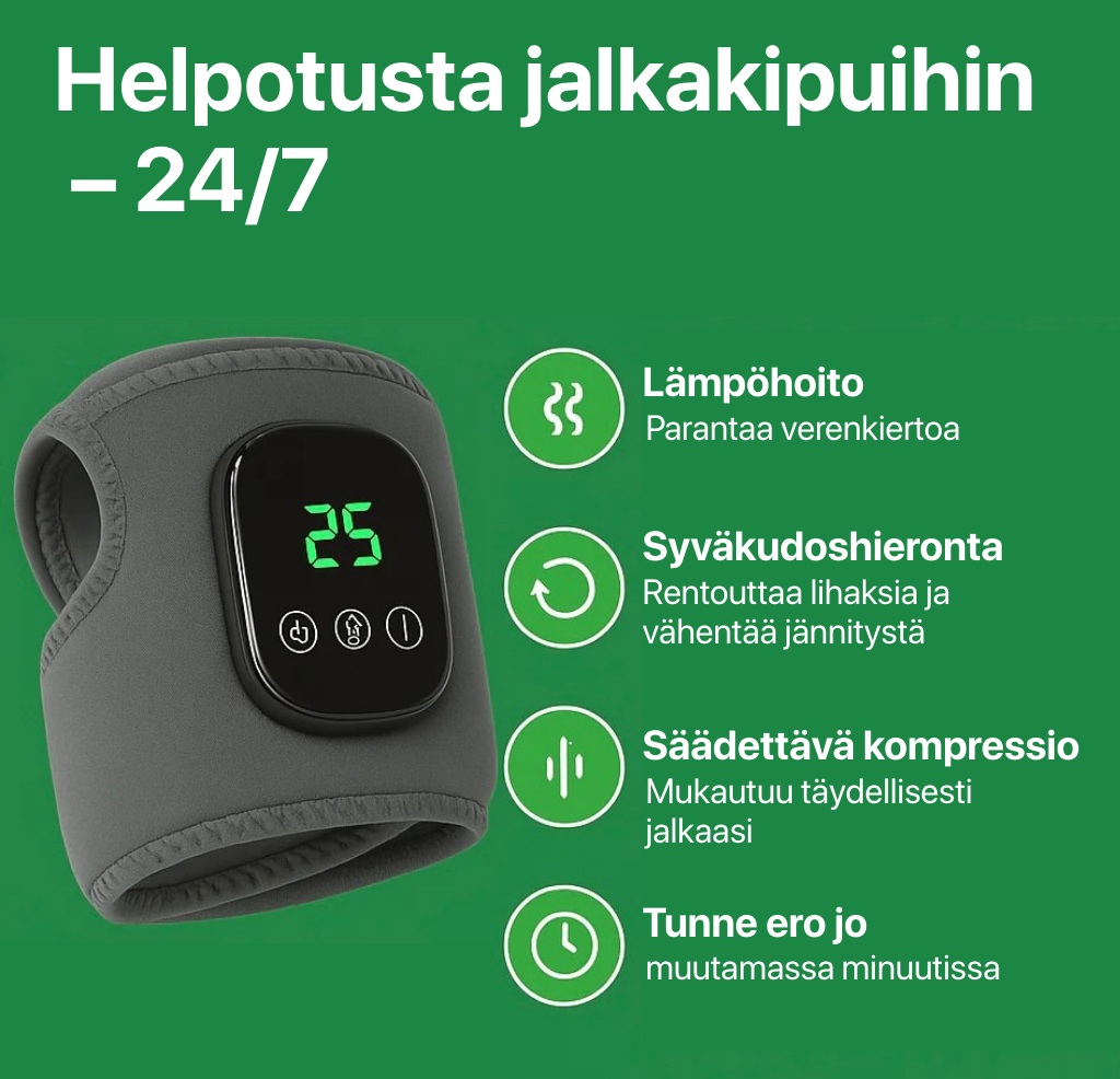 Lunoria® Fysioplus | Nopein tie kivuttomiin jalkoihin